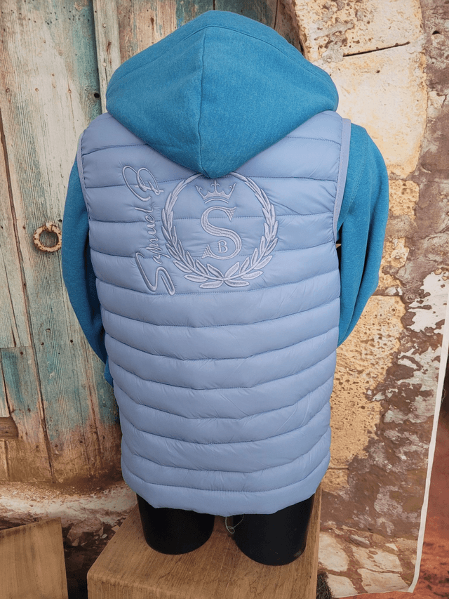 BODYWARMER FEMME BLEU CIEL (A89)
