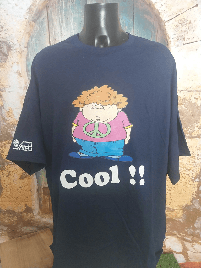 T-SHIRT HOMME NAVY (BZ9) 5XL "COOL"