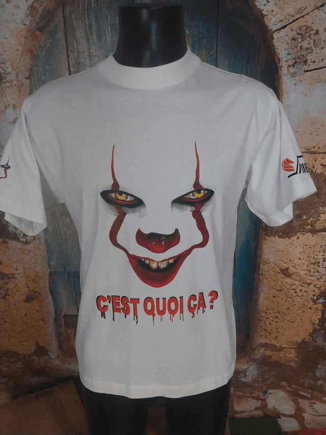 T-SHIRT HOMME BLANC (H10) C&#039;est quoi CA?