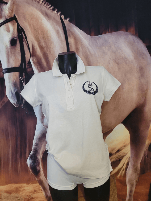 Polo femme beige(A12) – Élégance &amp; confort