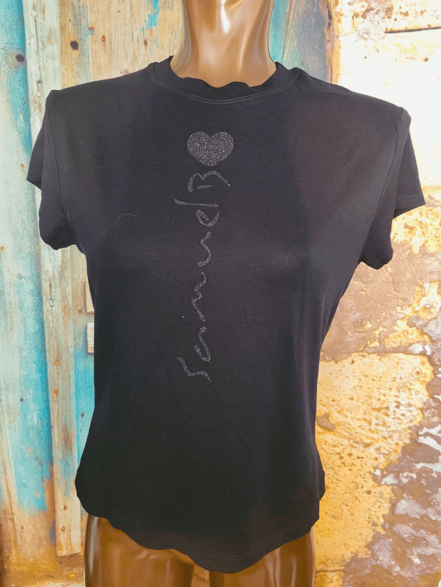 T-Shirt Noir Femme (A35)